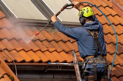 Démoussage et hydrofuge de toiture à Issendolus